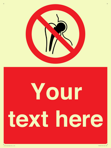 Custom prohibition No metallic implants